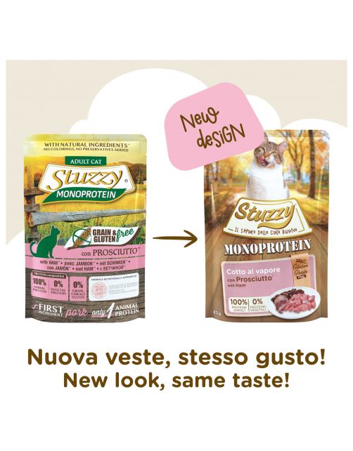 Stuzzy Cat No Grain Pouch 85 g - Kattenvoer