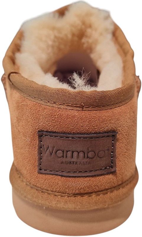 Warmbat Conner Mannen Sloffen Cognac