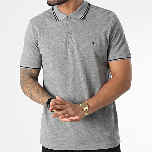 Polo Manches Courtes Dante Sport Gris Chiné