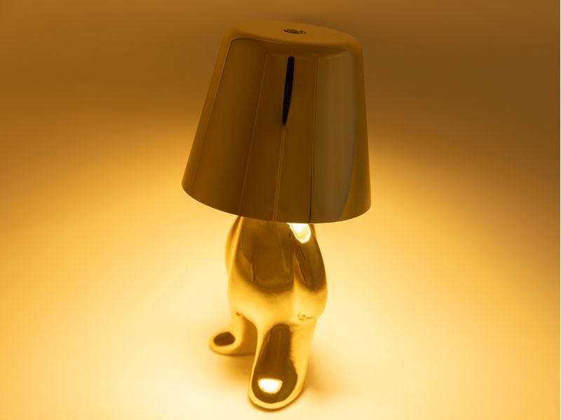 COCON LED Stimmungslicht CAPTAIN Gold Portable Akku-Tischleuchte