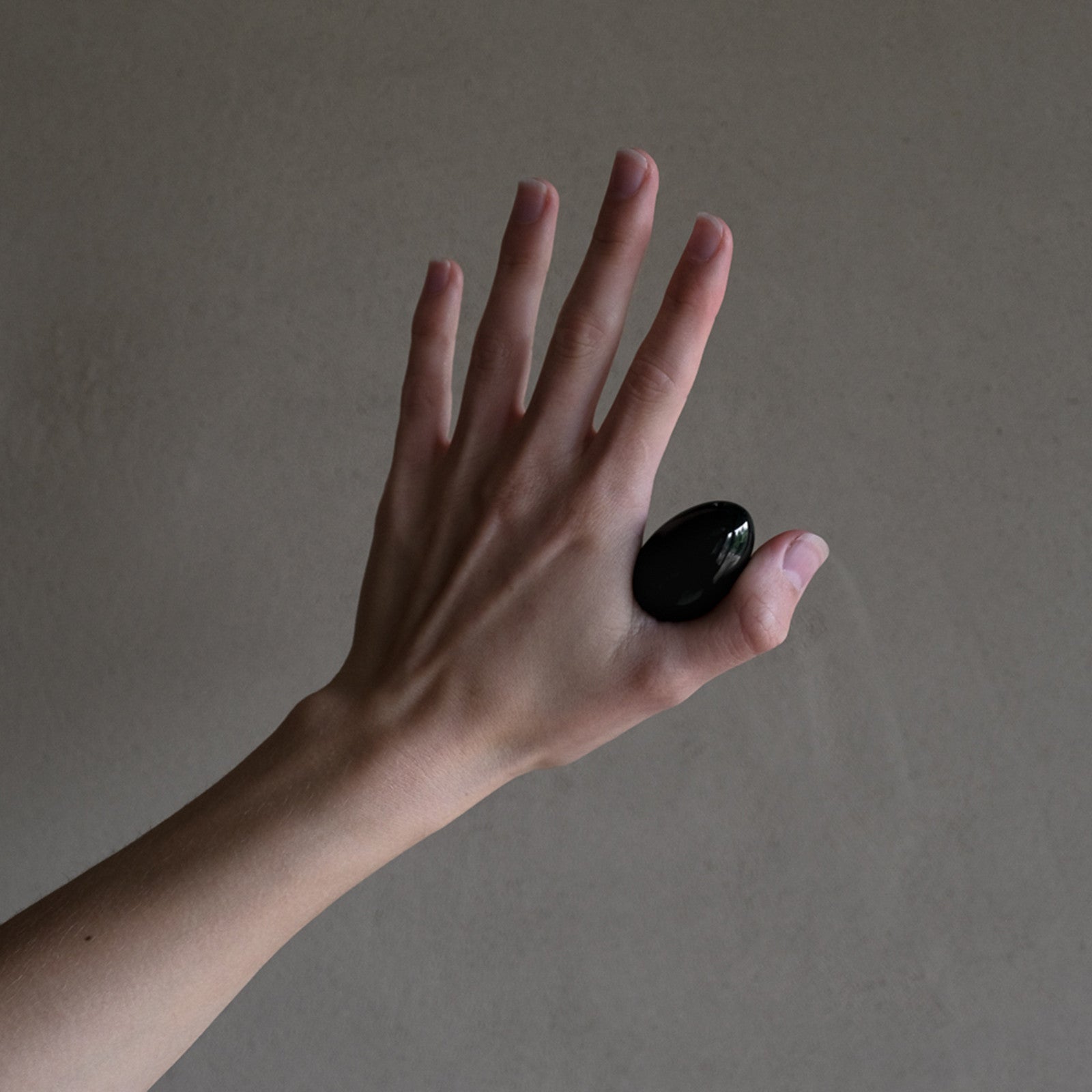 Yoni Ei Obsidian S (30x20mm)