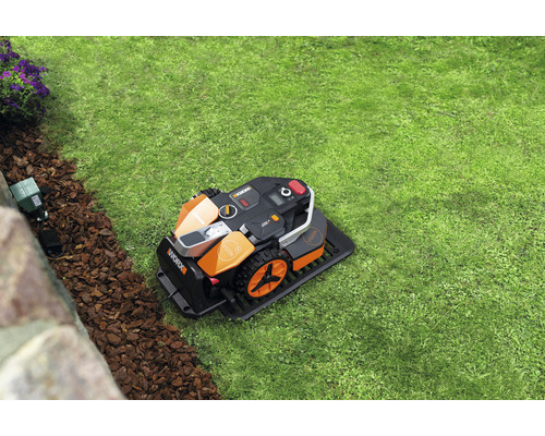WORX 20V Landroid Vision M800 19cm/800m² robotmaaier met app, zonder begrenzingsdraad WR208E, incl. 4Ah accu en laadstation