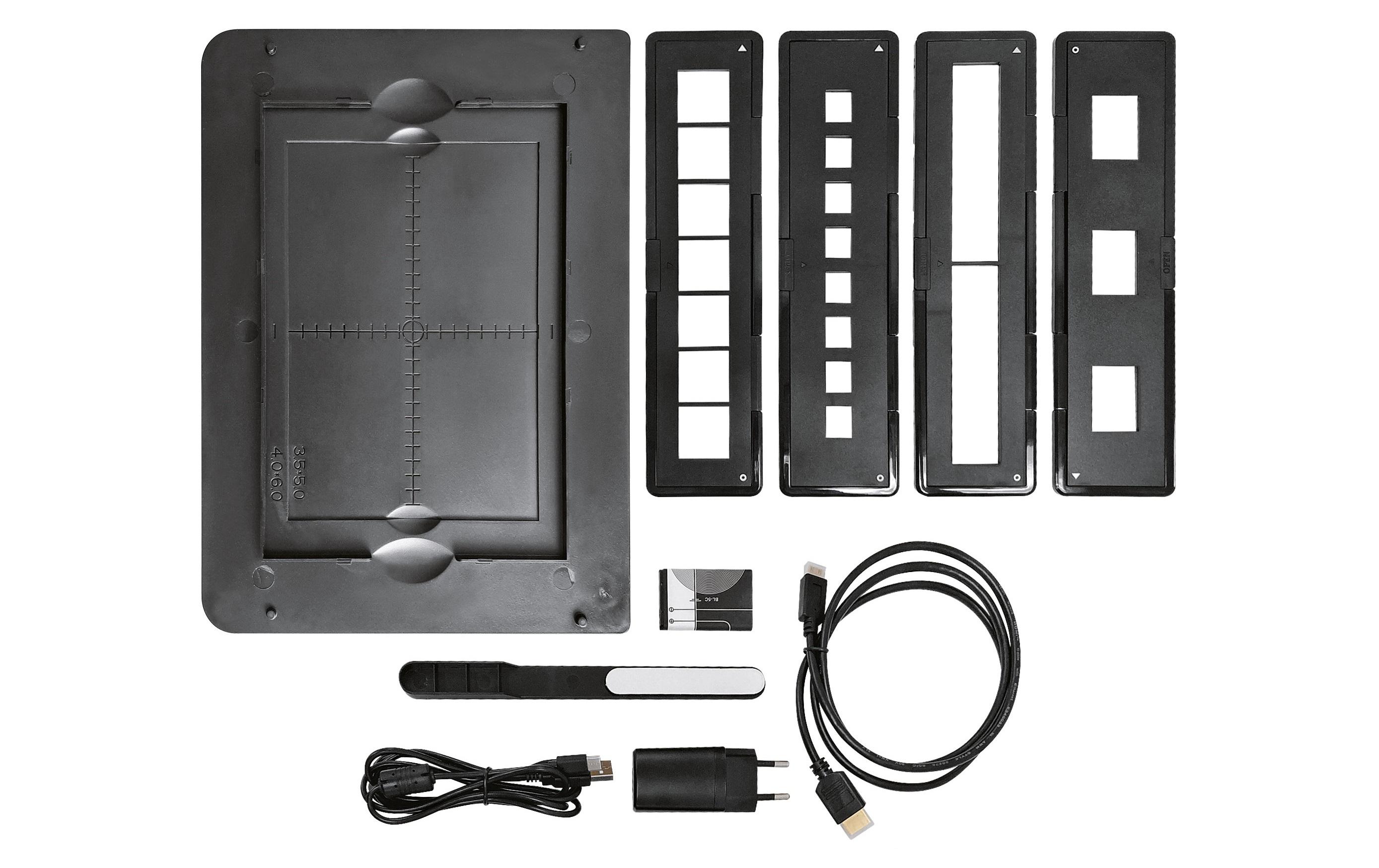 Foto- und Dia-Kombiscanner 4-in-1, SlideCopy PRO<br>Albumscanner, Buchscanner, Fotoalbumscanner, Diascanner, Negativscanner, Fotoscanner