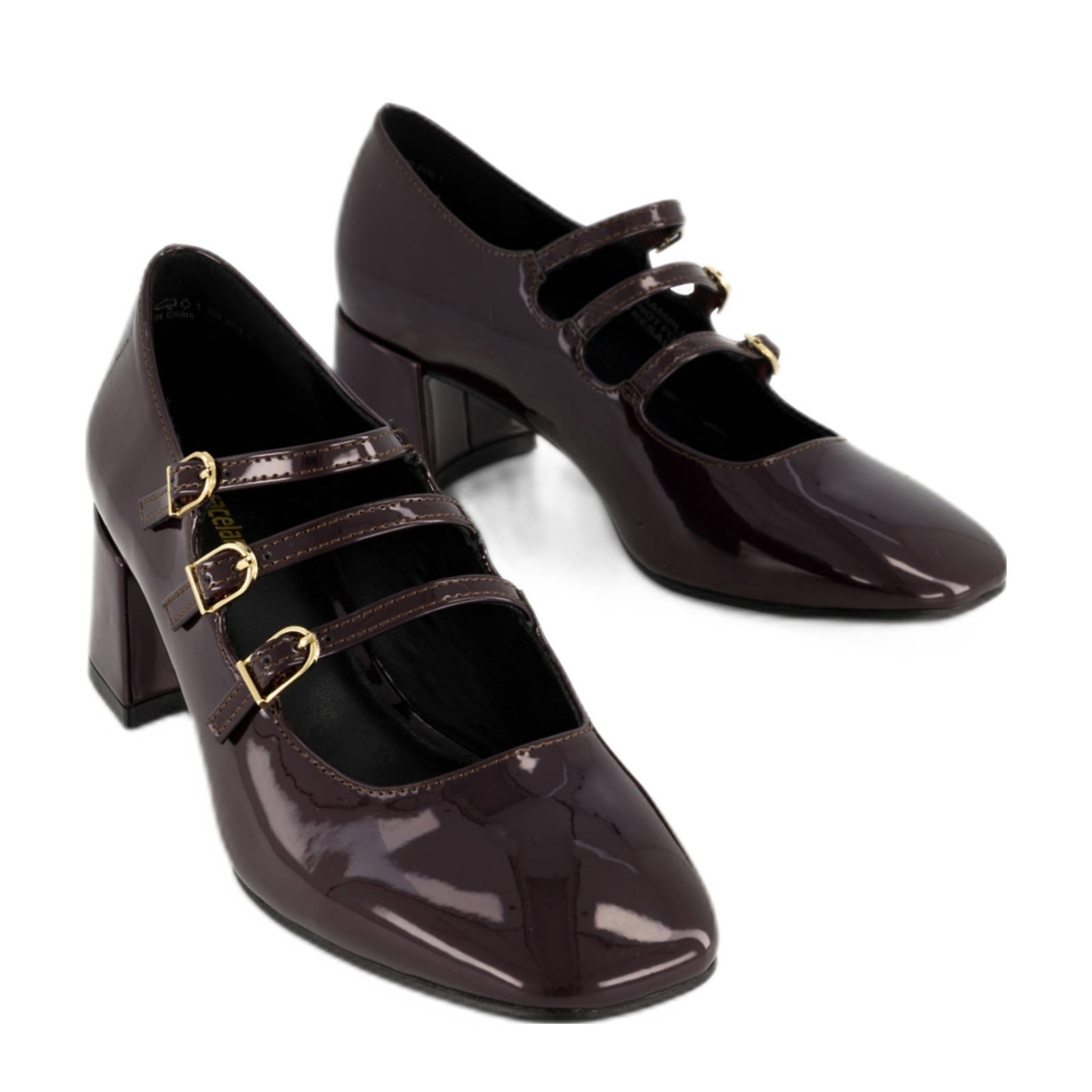 Graceland lak pumps bordeaux