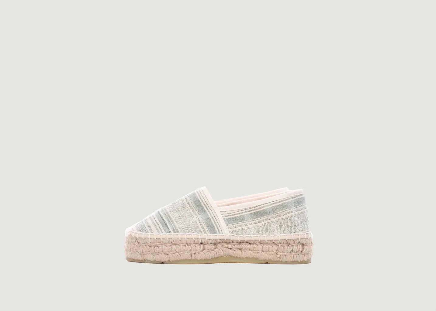 Espadrille Aduna en coton biologique et lin pare gabia