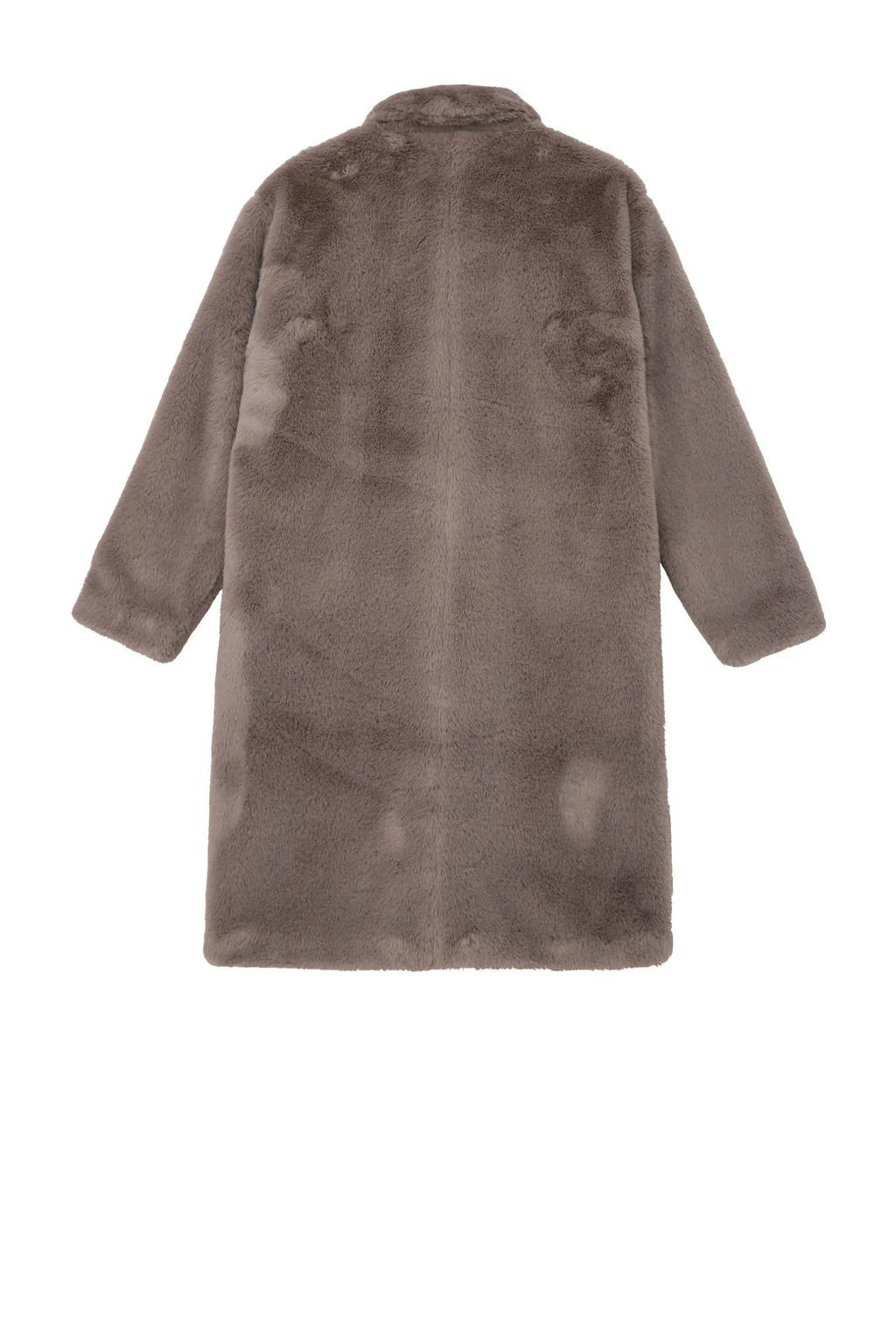 s.Oliver imitatiebonten faux fur jas grijs
