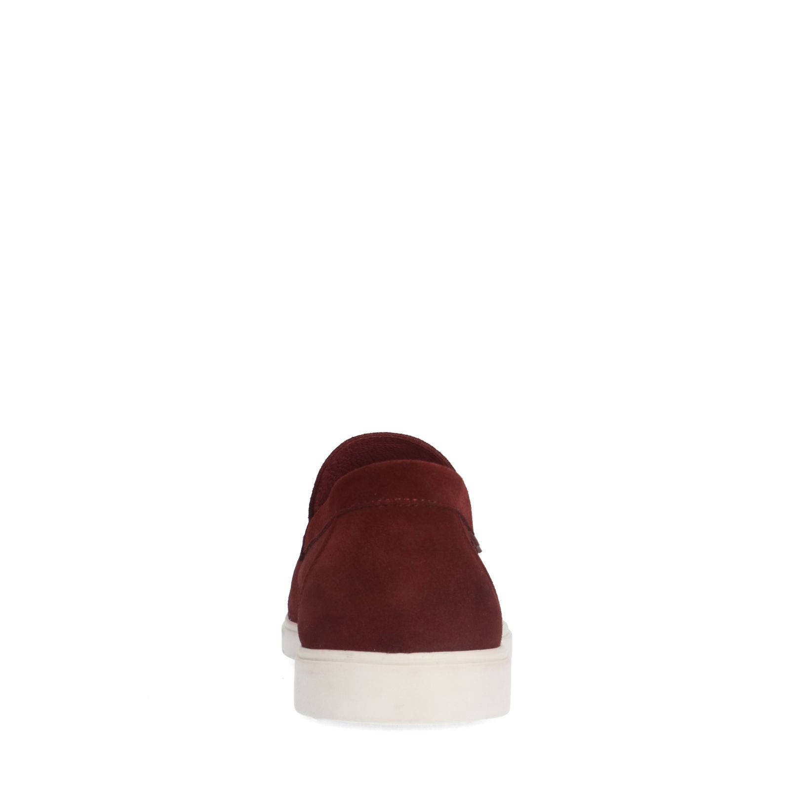 Manfield suède loafers bordeaux
