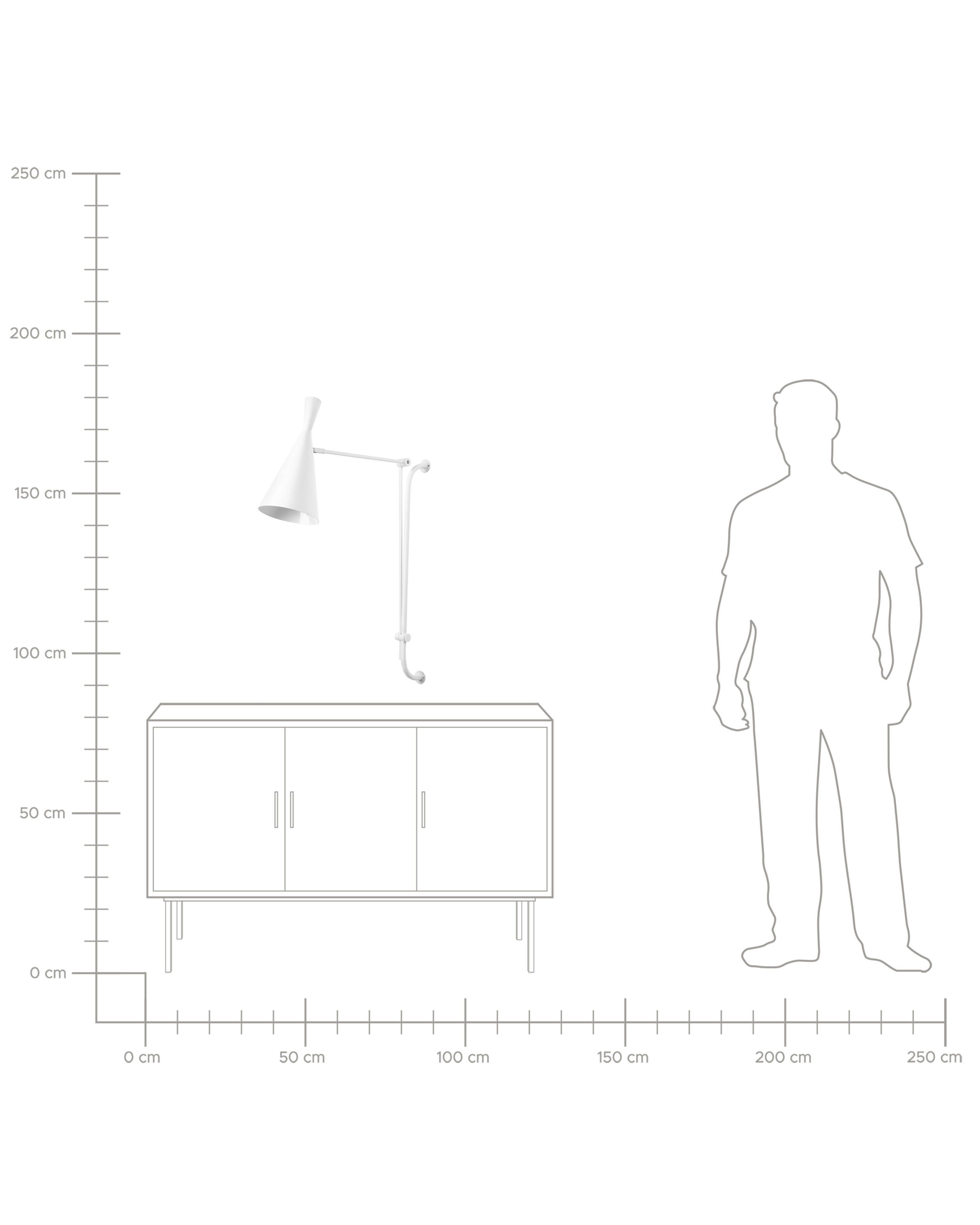 Wandlamp MARISA verstelbaar Metaal Wit