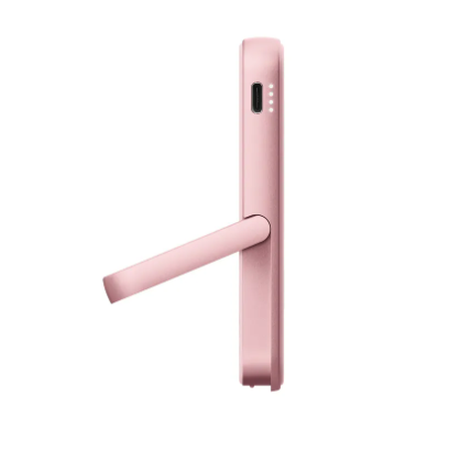 (20W) 5000mAh Dual USB C Powerbank Power Delivery Ladegerät   Kickstand (2PBM5000PP) - Pastel Pink