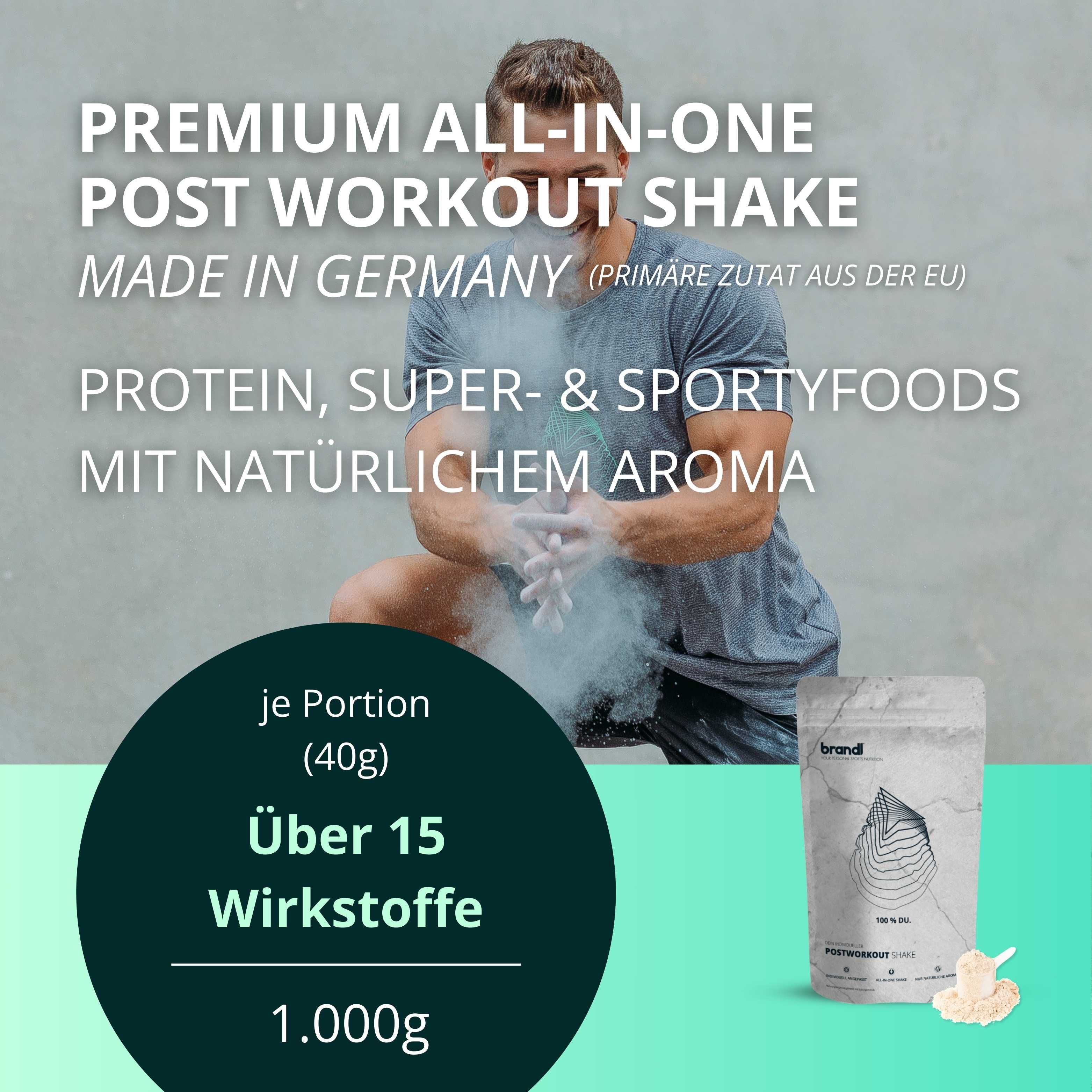 brandl® Protein-Pulver All-in-One nach dem Training | 5K-Protein-Mix