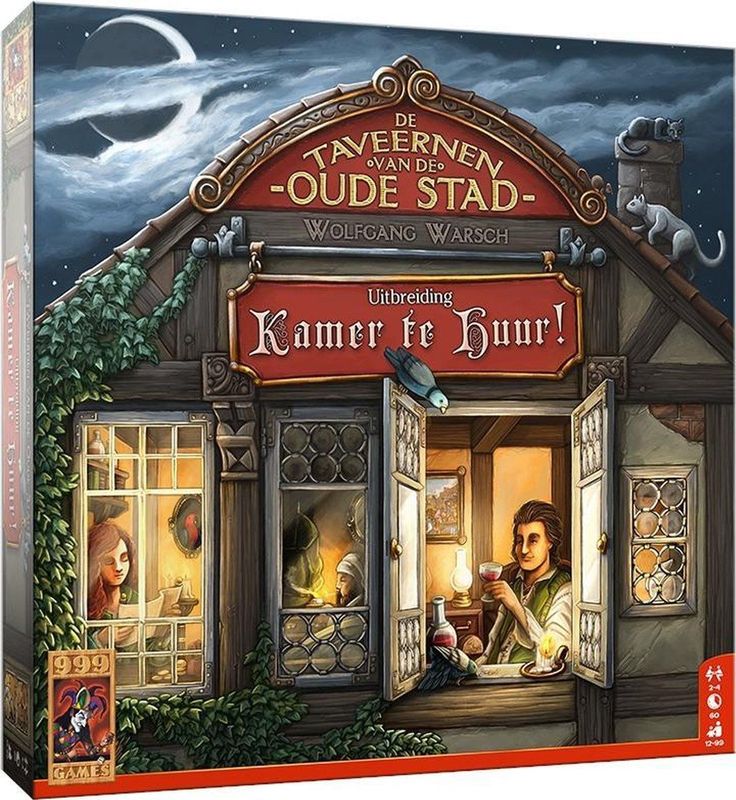 999 Games - De Taveernen van de Oude Stad - Kamer te Huur! - Uitbreiding - Bordspel