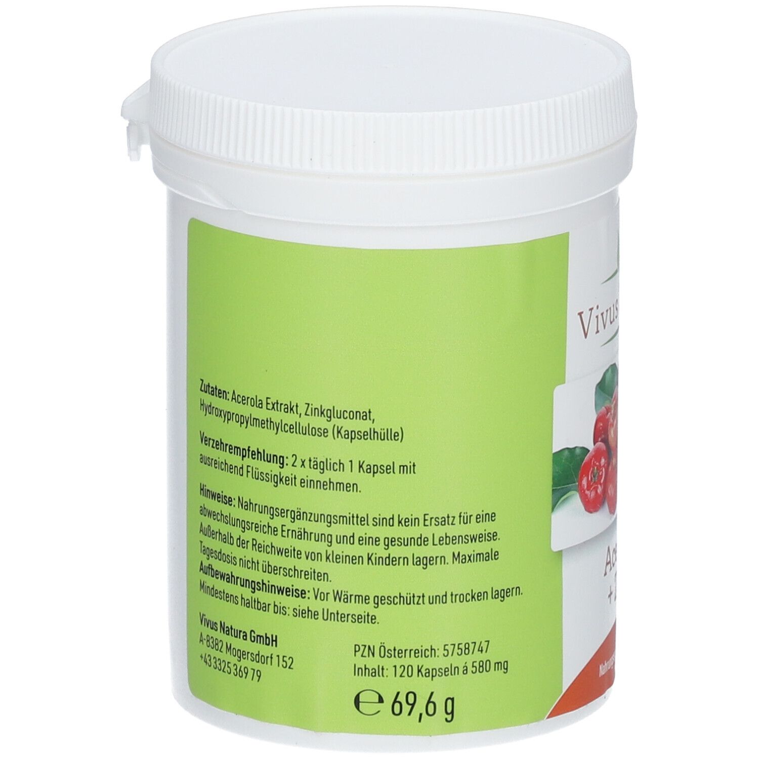 Vivus Natura Acerola + Zink