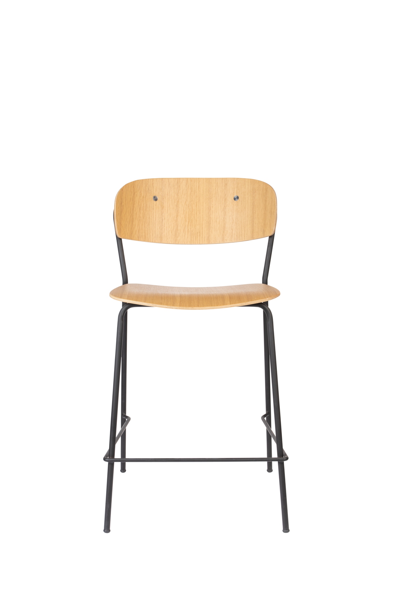 Rein Living barkruk Jolien zwart/naturel