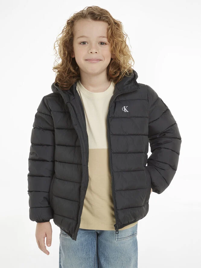 Calvin Klein INST. LOGO LIGHT PADDED JACKET Beh