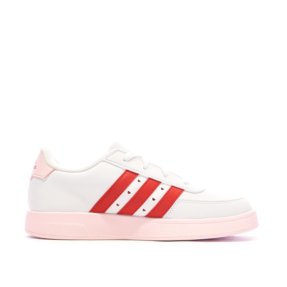 Adidas Baskets Rouges/Blanches Fille Adidas Breaknet 2.0
