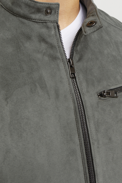 Jack & Jones grijze heren jas