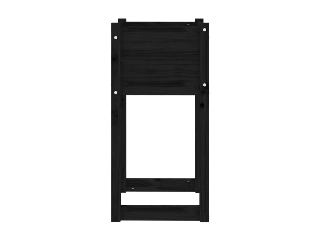Jardinière bac lit surélevé bois marron 40 x 40 x 81 cm 02_0037593