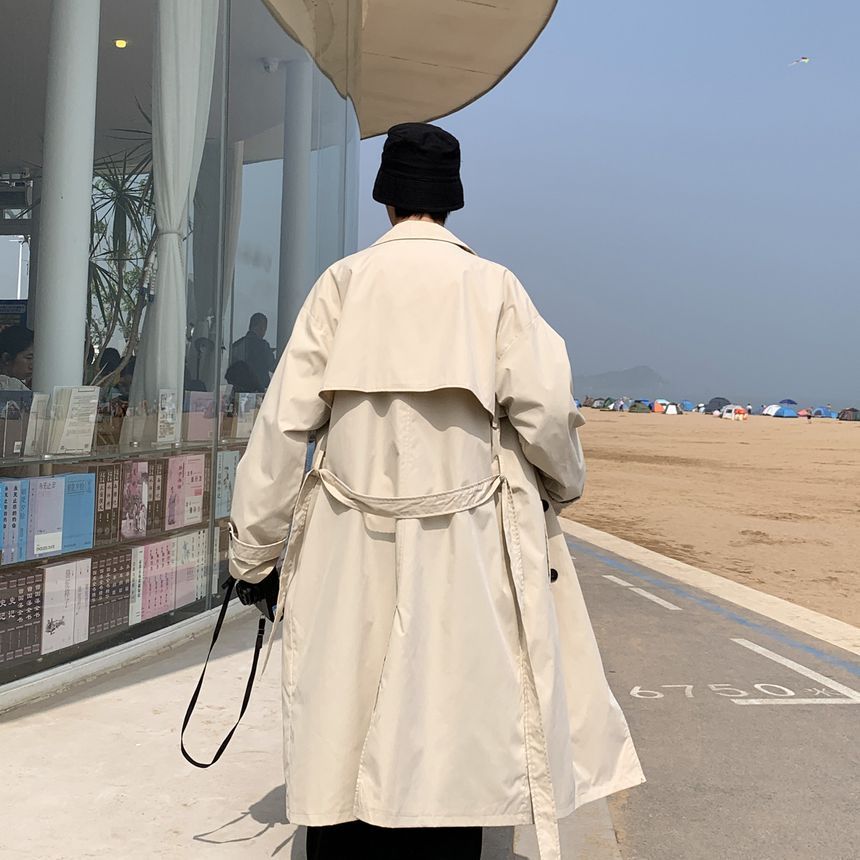 Andrei - Double-breasted midi trenchcoat