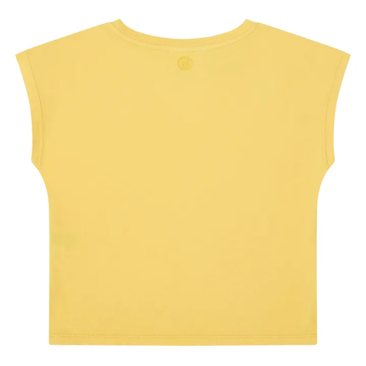 SMALLABLE BASICS Débardeur Fille Coton Bio | Jaune