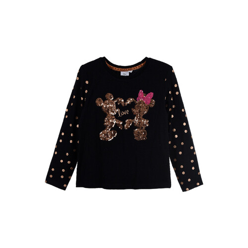 TEAM HEROES  - T SHIRT MINNIE MOUSE - Noir
