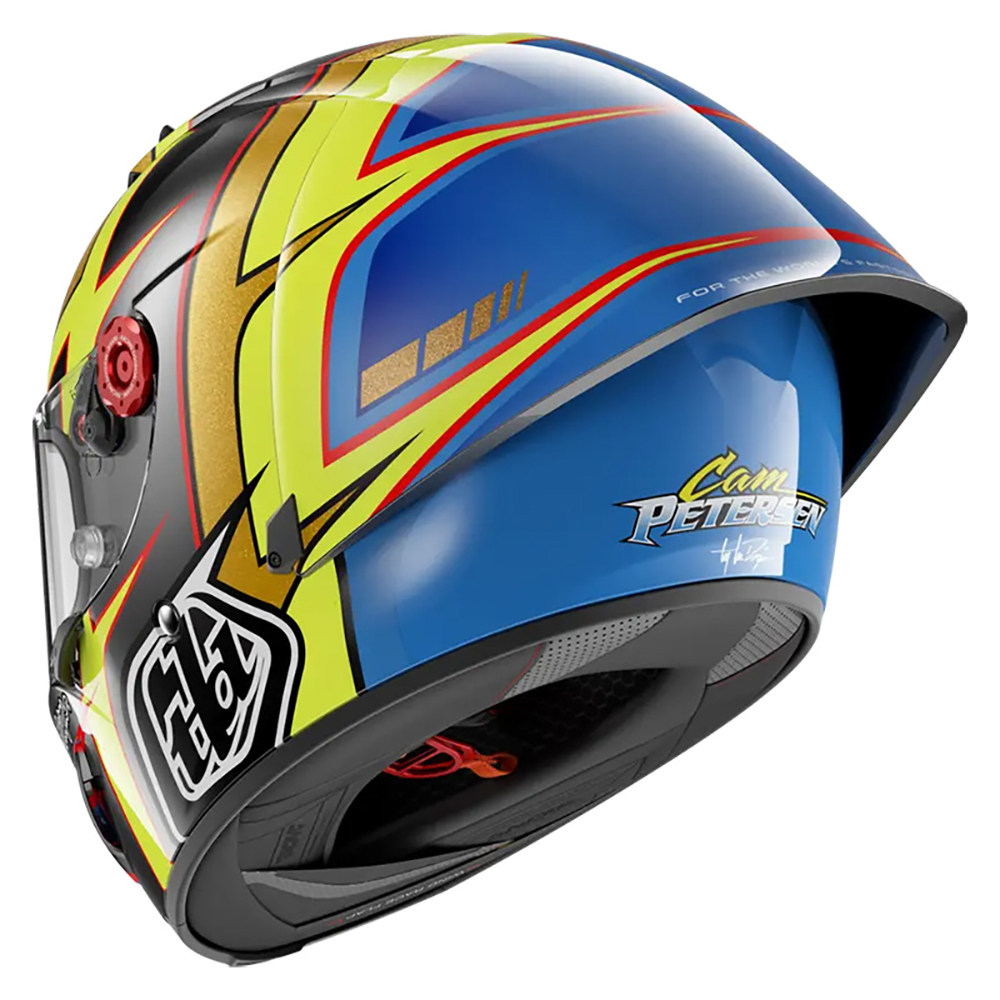 Shark - Casque Race-R Pro GP 06 Replica Cameron Peterson - Troy Lee Designs Bleu / Jaune / Anthracite