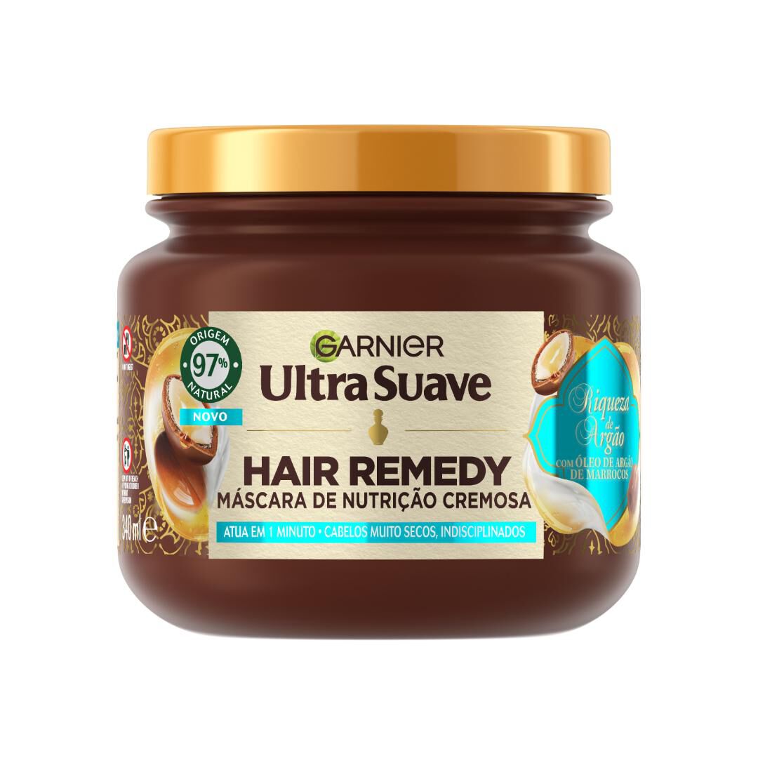 GARNIER  Ultra Suave - Máscara riqueza de Argão - 340ml