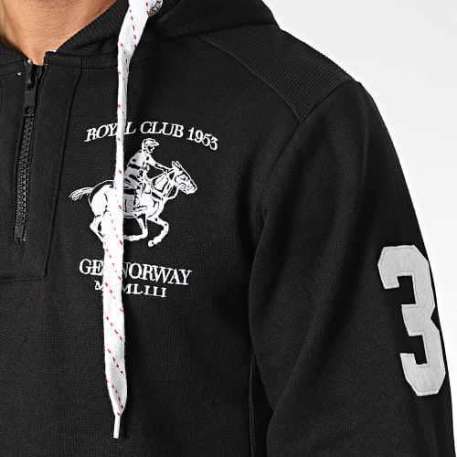 Sweat Capuche Folton Noir