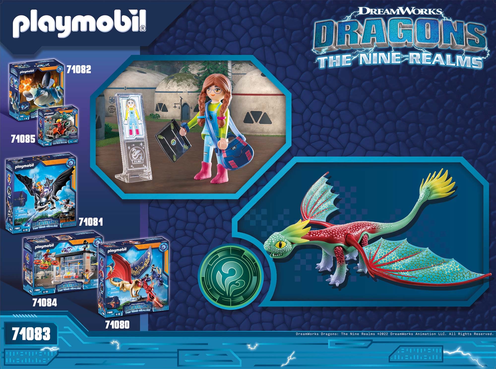 Playmobil® Konstruktions-Spielset »Dragons: The Nine Realms - Feathers & Alex (71083)« Made in Germany
