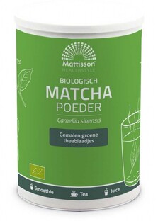 Mattisson HealthStyle Biologische Matcha Poeder 350GR