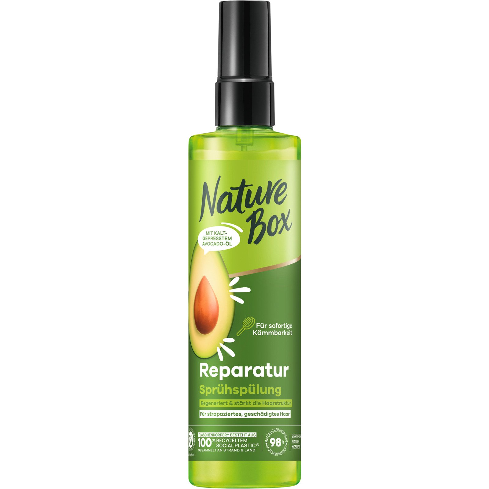 Nature Box Reparatur Sprüh-Spülung Avocado 200 ml