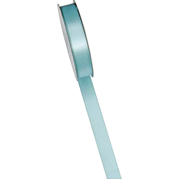 Doppelsatin grau / blau