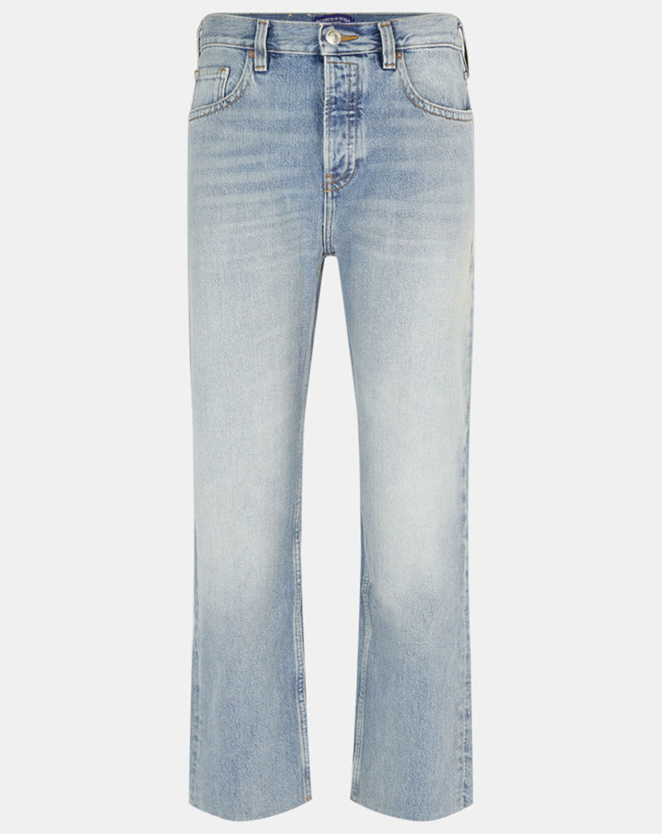 Scotch & Soda Jean 100% Coton Bio Regular Fit bleu clair