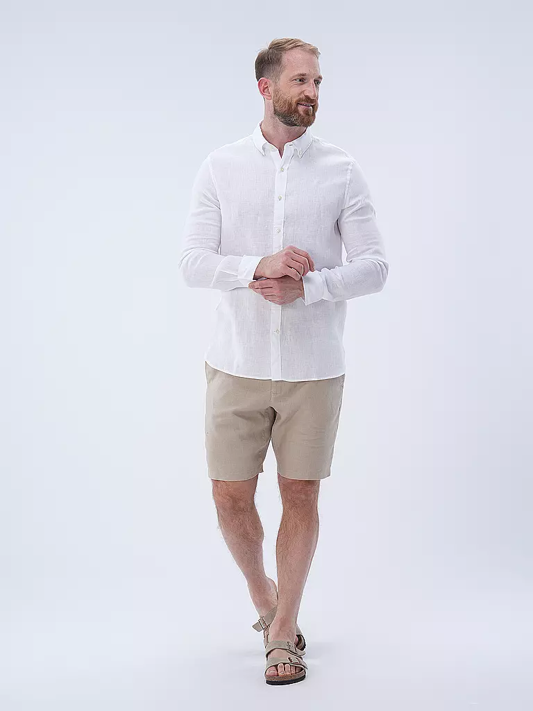 ECOALF Leinenhemd MALIBUALF weiss
