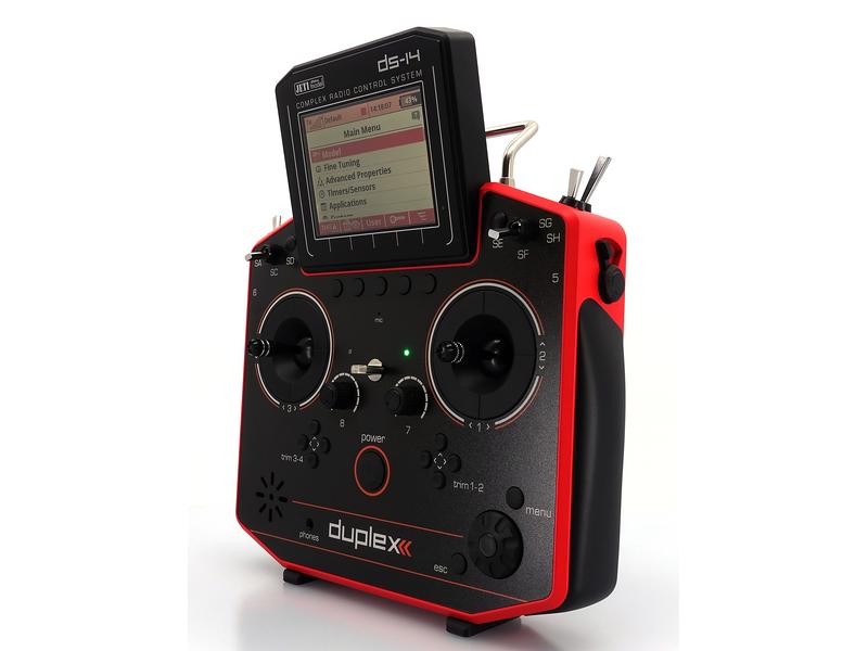 Jeti Fernsteuerung DS-14 II Multimode Rot 10-Kanal Jeti Duplex Handsender