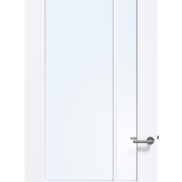 Arne & Bodil binnendeur ABD521 blank glas - extra wit afgelakt