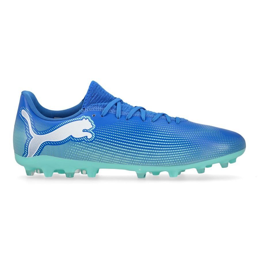 PUMA Future 7 Play MG Formula - Bleu/Menthe/Blanc