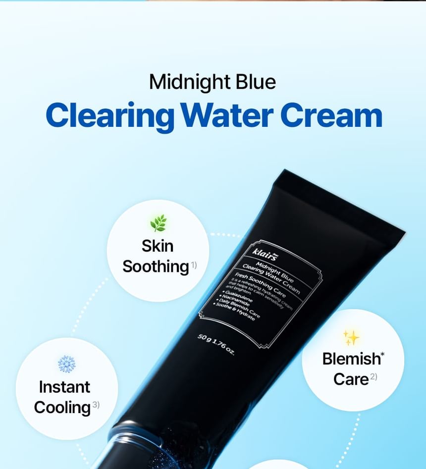 Beste Klairs - Midnight Blue Clearing Water Cream