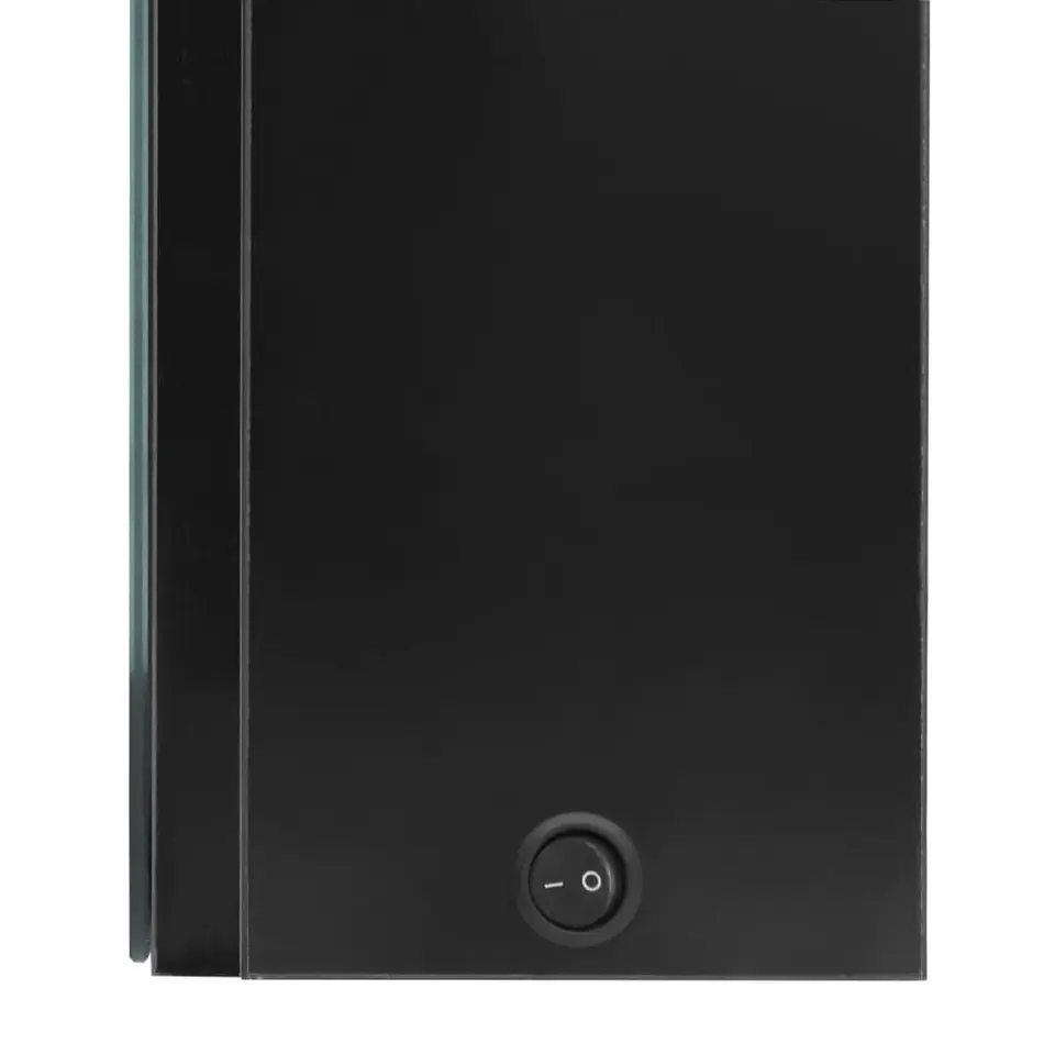 vidaXL - Badkamerkast - Zwart - MDF - 50 x 13 x 70 cm