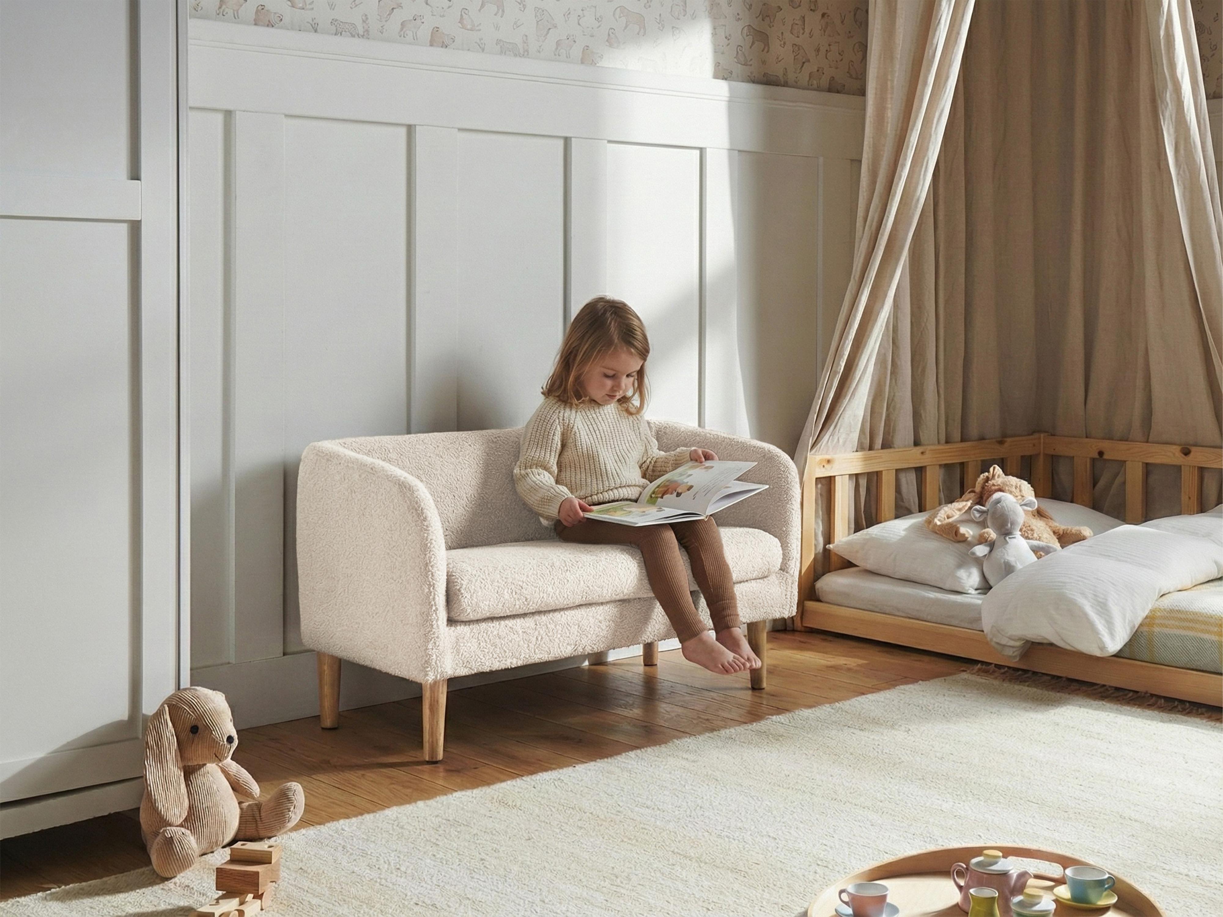 Kinderbank DAGALI Bouclé Beige