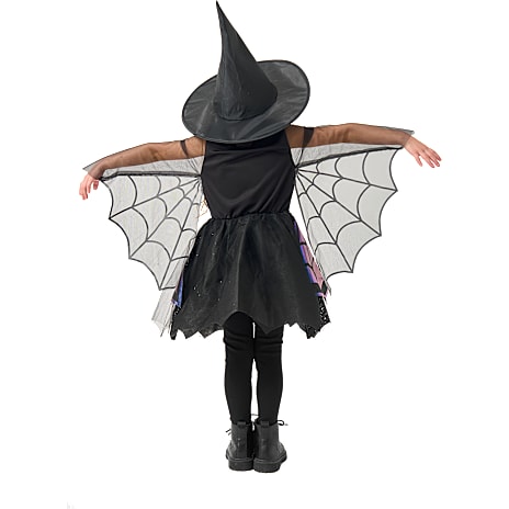 Halloween edderkoppe kjole kostume str. 140