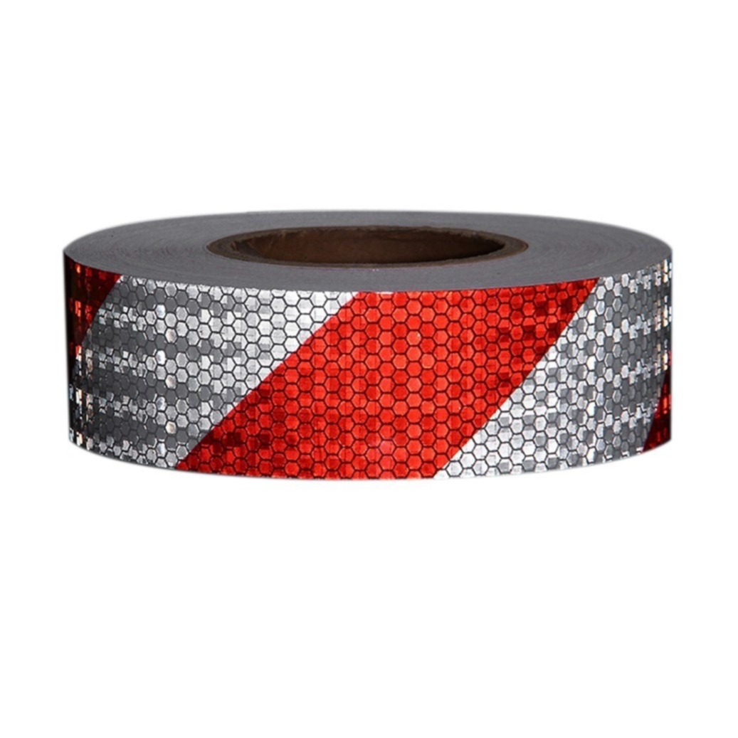 (3m) Reflektierendes Outdoor Band Selbstklebendes Universal Tape - Rot / Weiss
