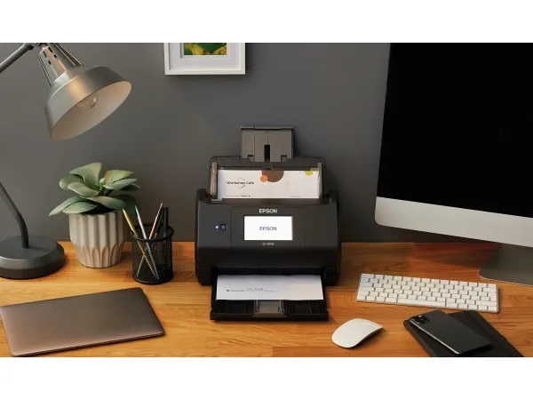 Epson WorkForce ES-580W DIN A4-Dokumentenscanner, ADF 100S.