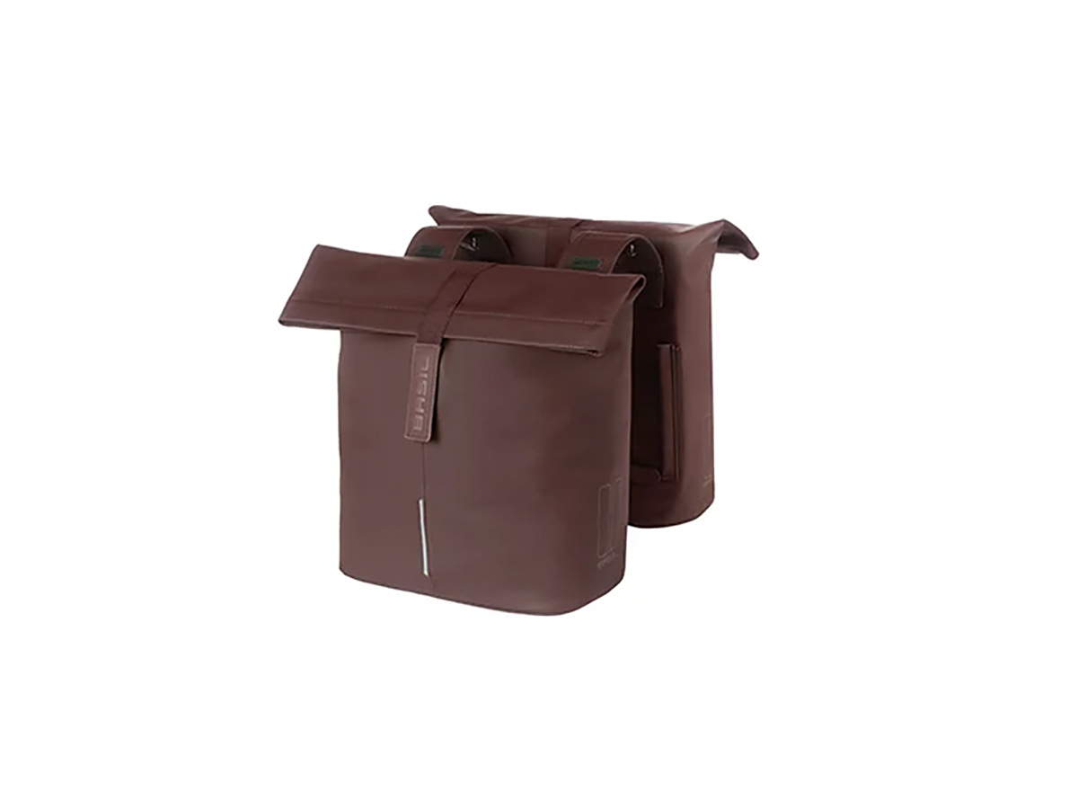 Basil City 28-32 Liter dubbele fietstas - Roasted Brown