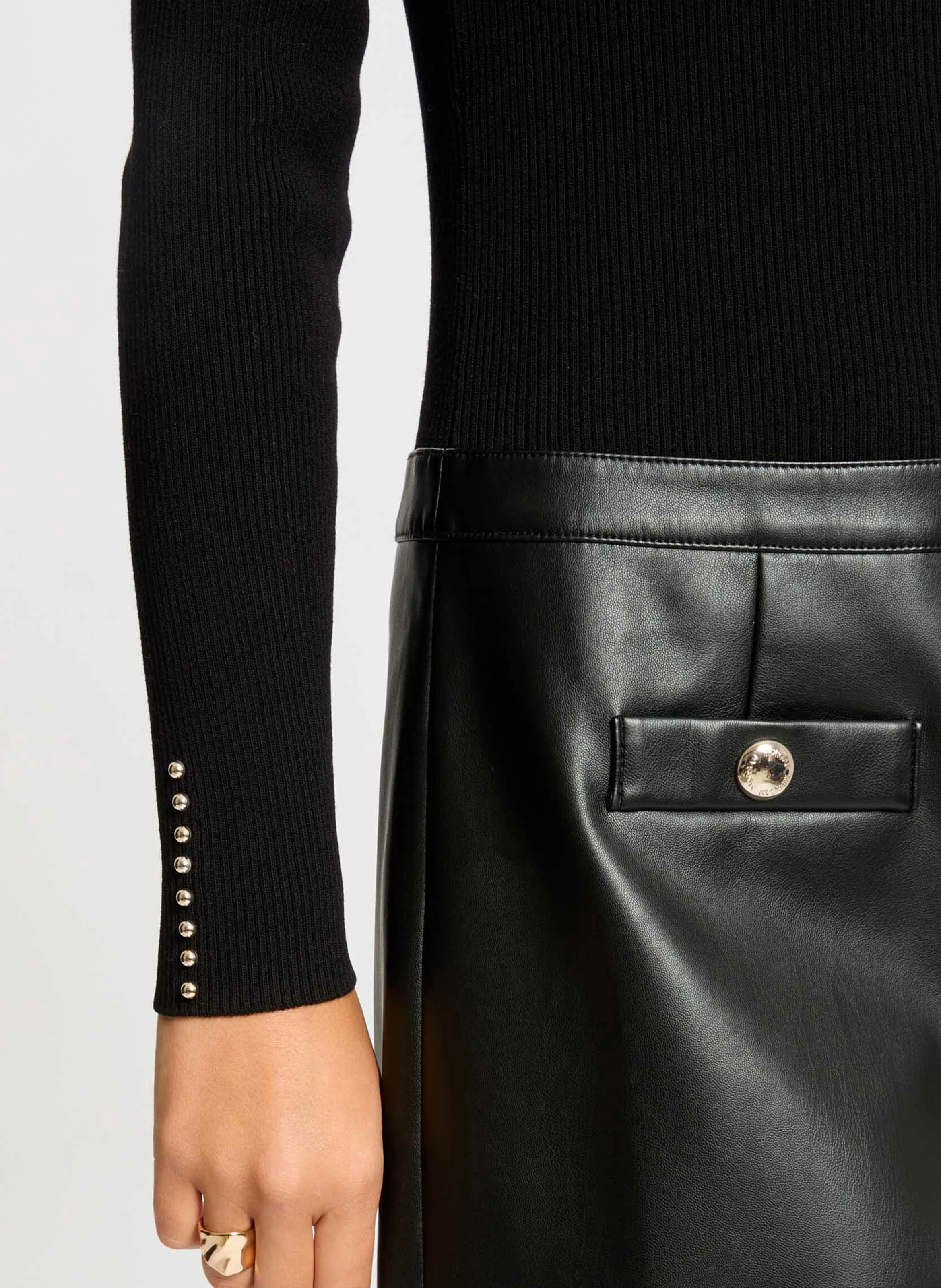 REGOTA - Robe courte 2 en 1| Noir