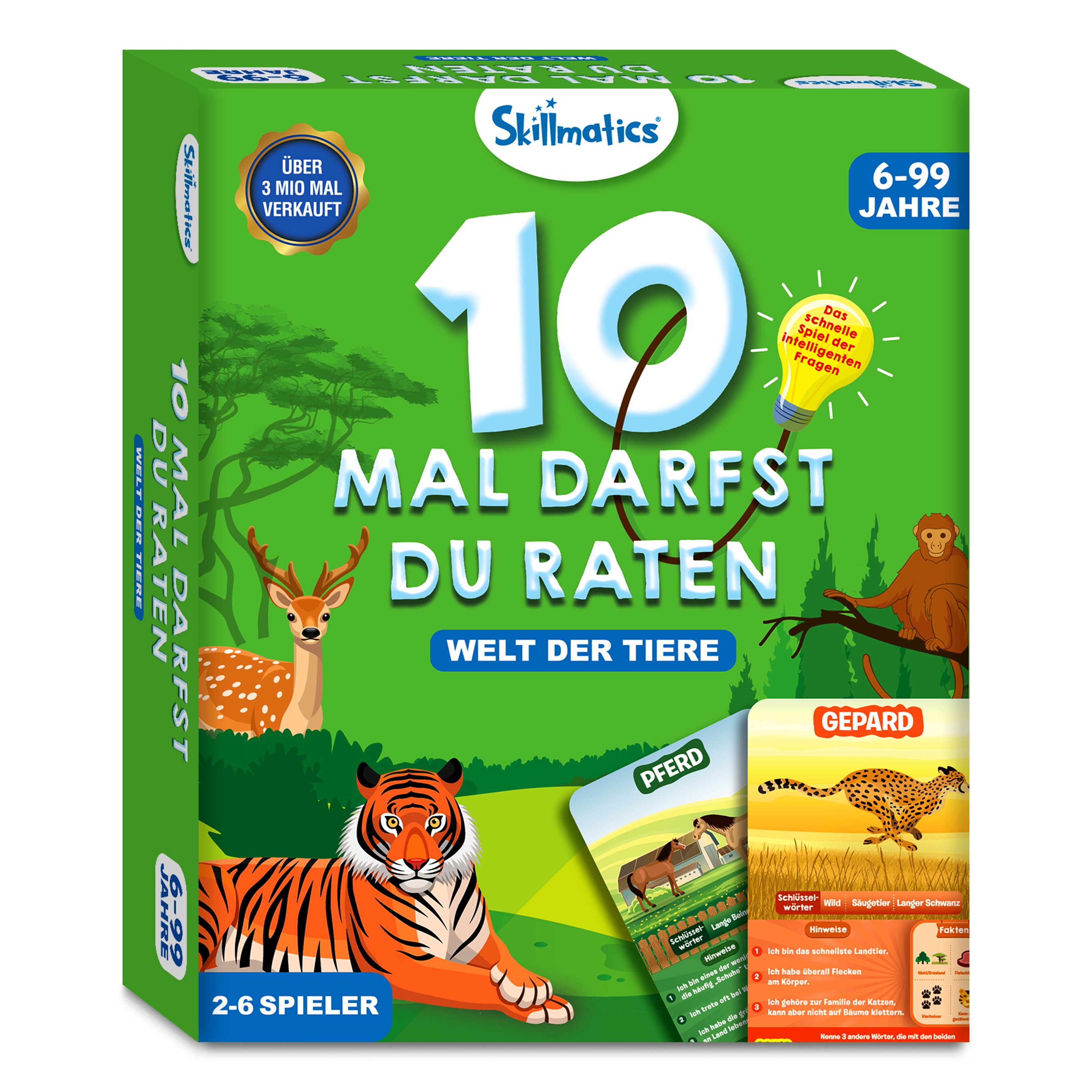 Skillmatics 10 Mal Darfst Du Raten Welt Der Tiere