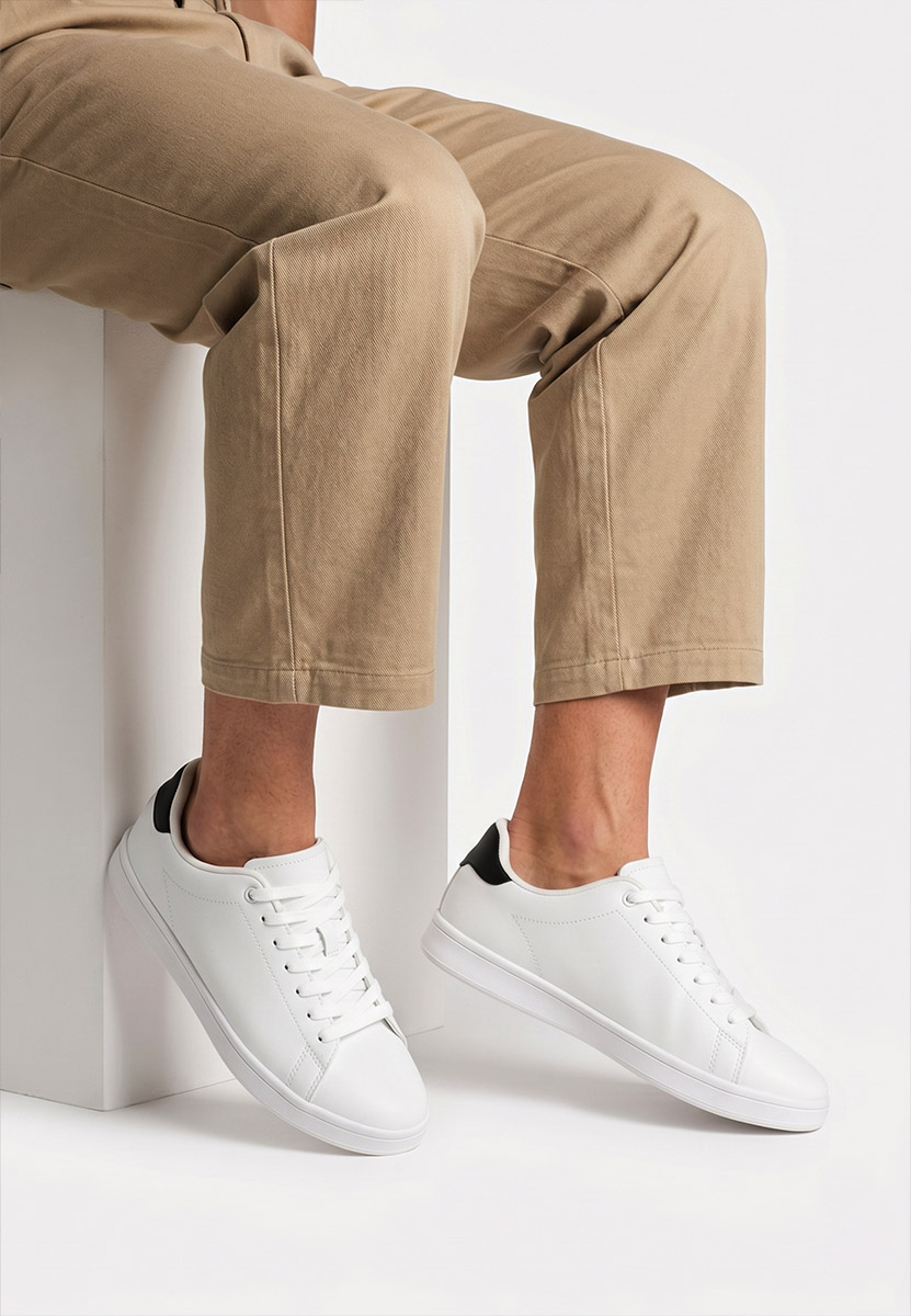Baskets pour hommes blancs Jorah V2