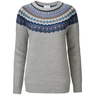 Damenpullover mit Passe, Arctic