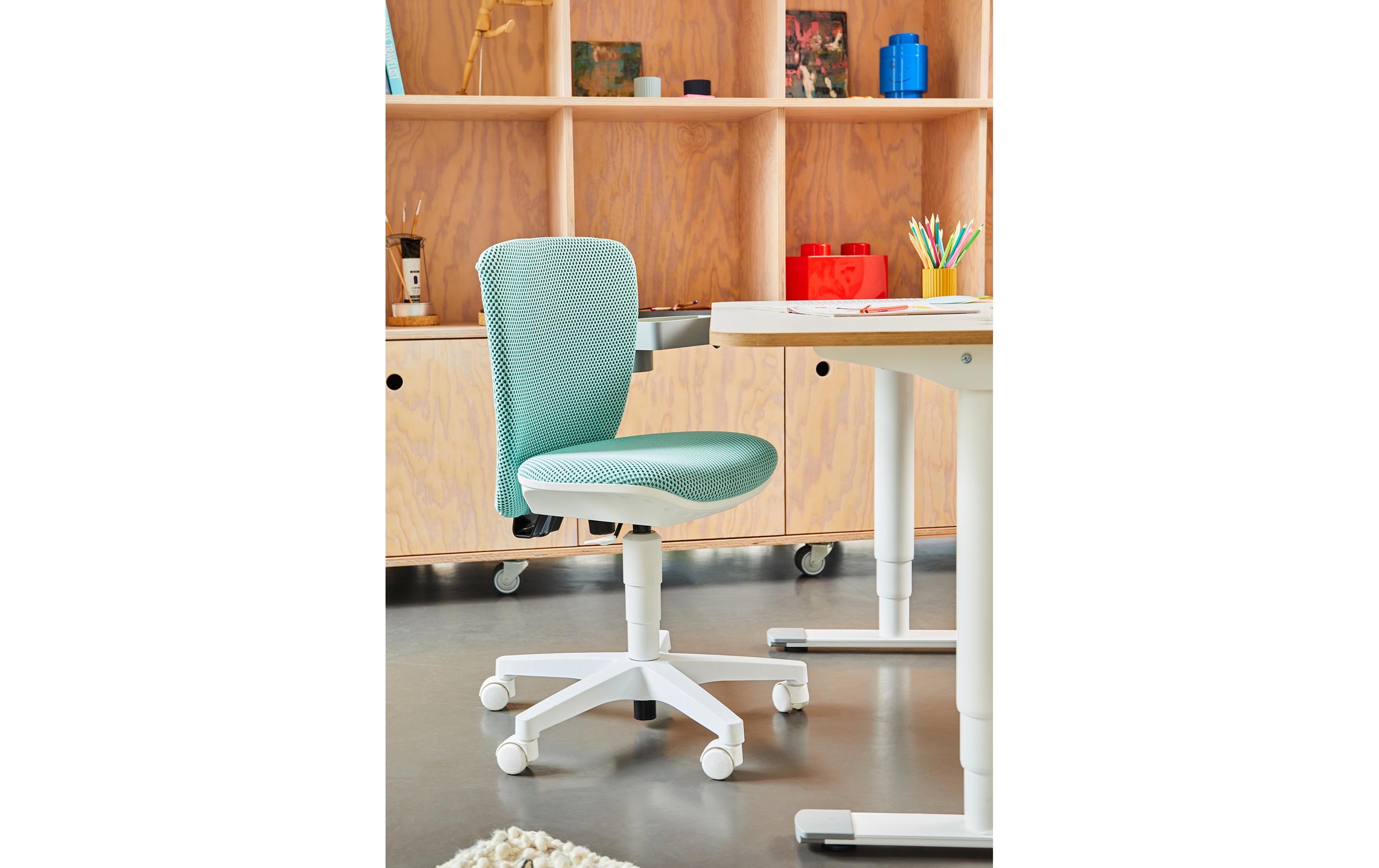 Kinder Bürostuhl Sitness HomeS'Cool, Mint<br>So macht das Lernen erst richtig Spass