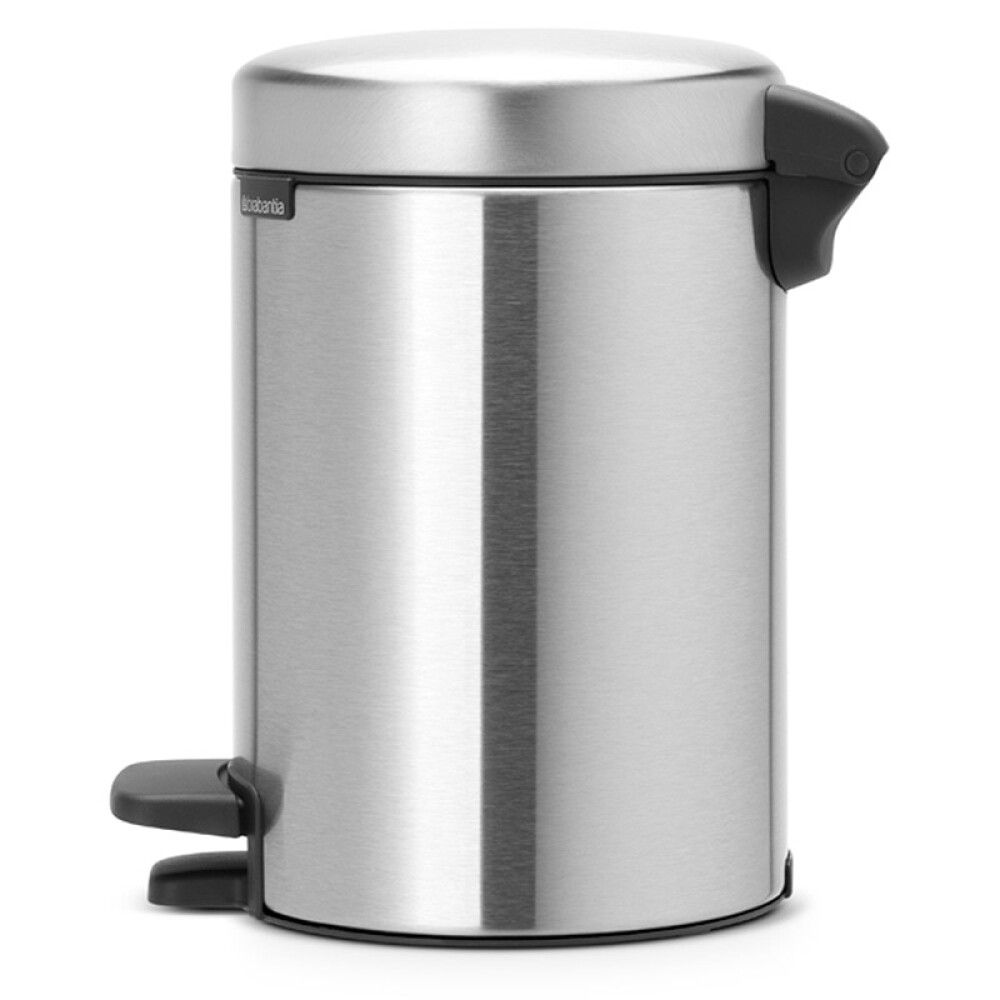 PEDALBØTTE BRABANTIA NEWICON MATT STÅL 3L