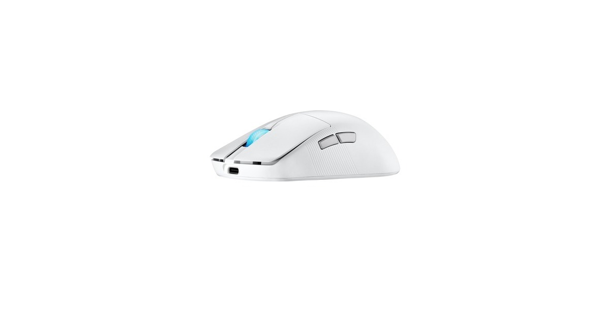 ASUSROG Harpe Ace Mini gaming muis  (Wit, 42.000 dpi, USB, 2.4GHz RF, Bluetooth)